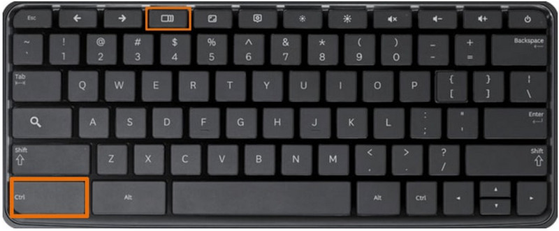 Ctrl Mostrar ventanas Dell Chromebook