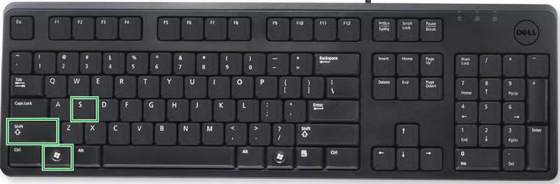 Windows Shift S Dell