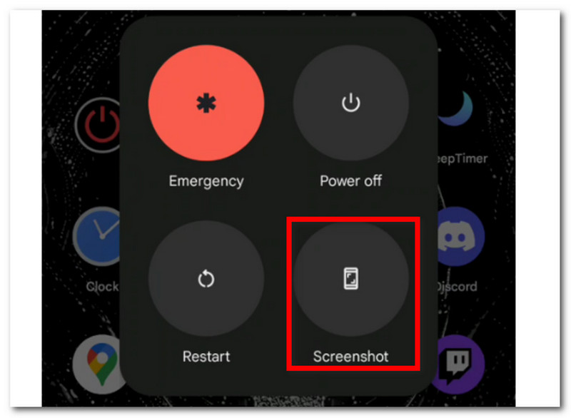 Power Menu Screenshot