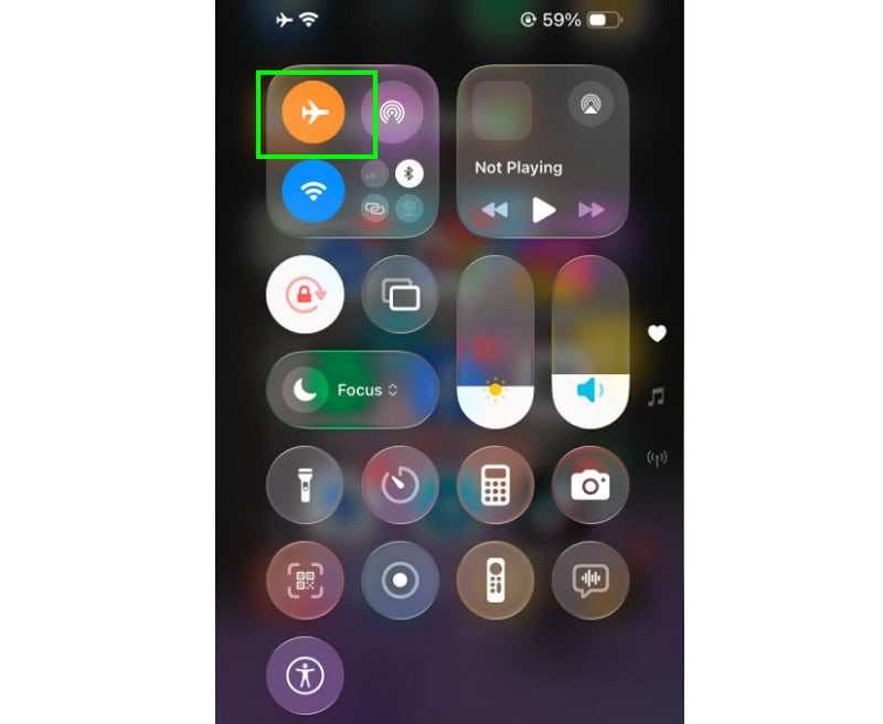 Screenshot Airplane Mode