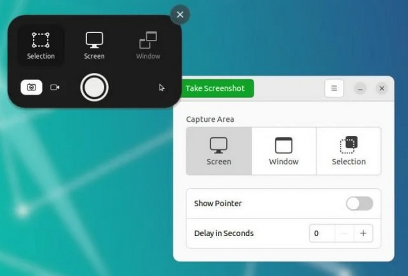 Captura de tela do Gnome Linux