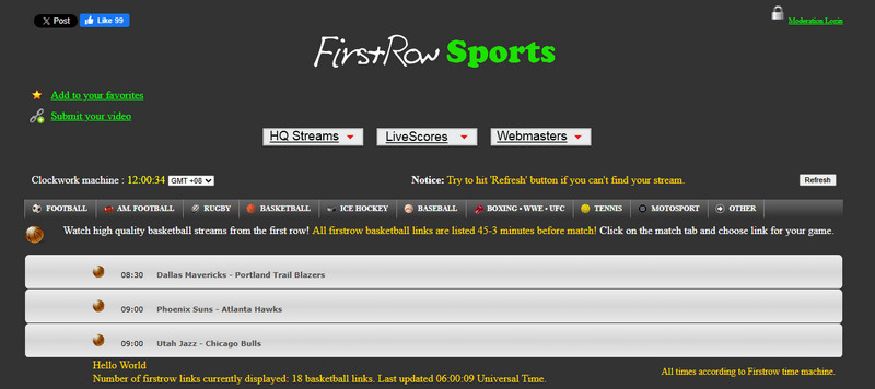 Deportes de primera fila