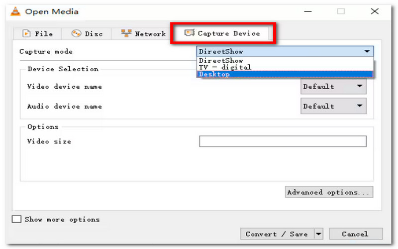 Dispositif de capture VLC