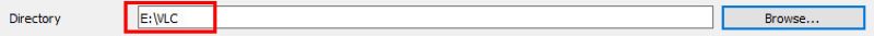 Type in Save Location