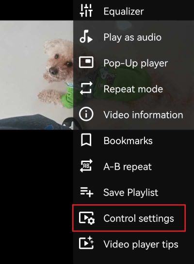 Control Settings