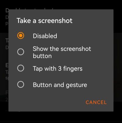 Select Ways to Take Screenshots