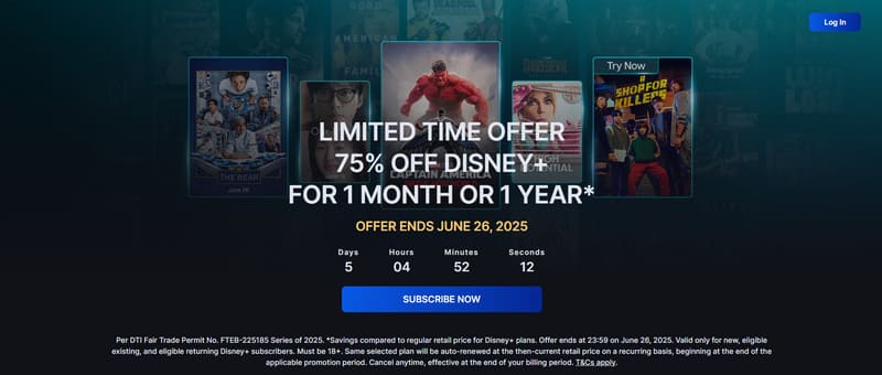 Disney+界面
