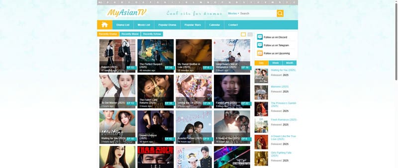 MyAsianTV界面