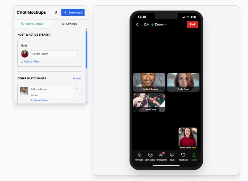Zoom Meeting Screenshot Generator