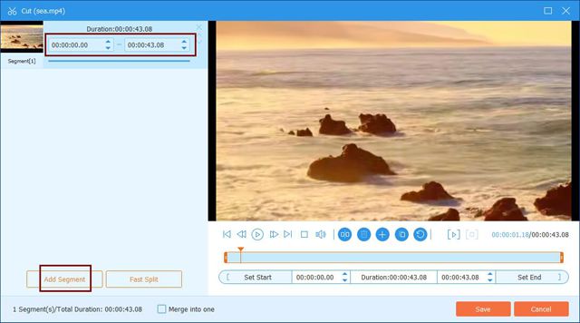 Ritaglia i video MP4 in GIF server