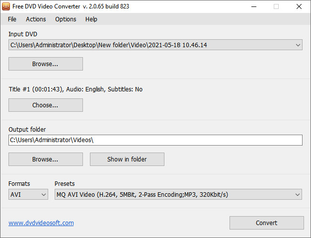 DVDVideoSoft Free DVD Video Converter