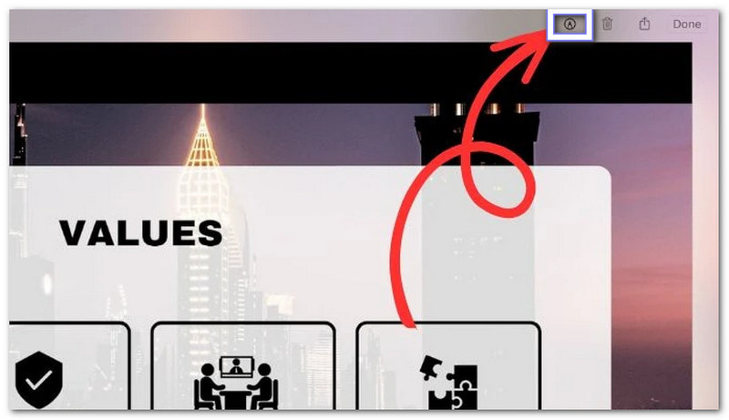 Klik Bar Alat Penanda